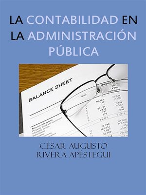 cover image of La contabilidad en la administración pública